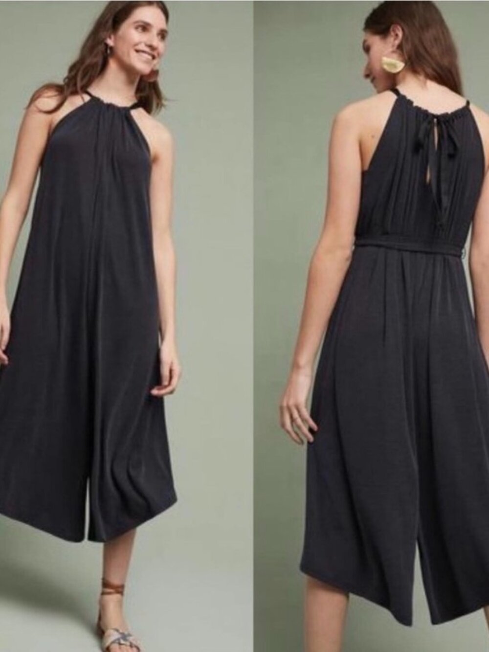 Anthropologie HD in Paris Jacenta wide leg jumpsuit